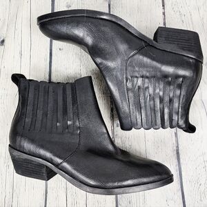 YELLOWBOX | Luciaa faux leather pointed toe heeled pull-on chelsea boots